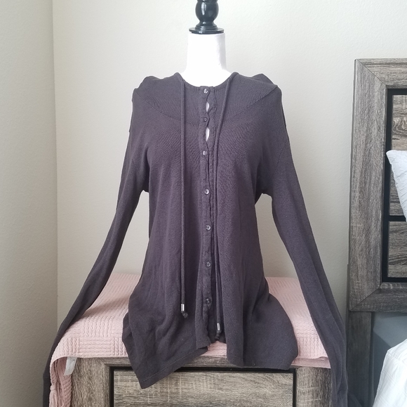 Mod-O-Doc Hooded Cardigan - Picture 1 of 7